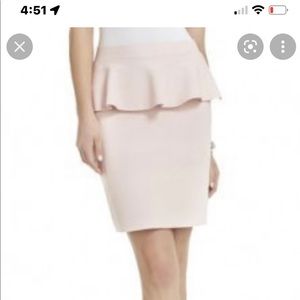 Bcbg peplum pencil skirt